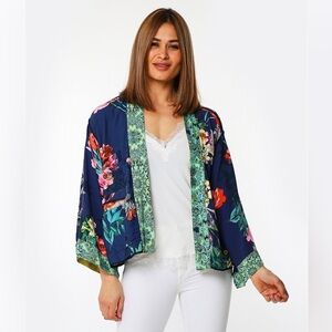 JOHNNY WAS Rebecca Reversible Kimono Size S